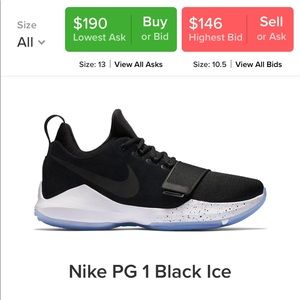 Nike PG1 Black Ice Paul George